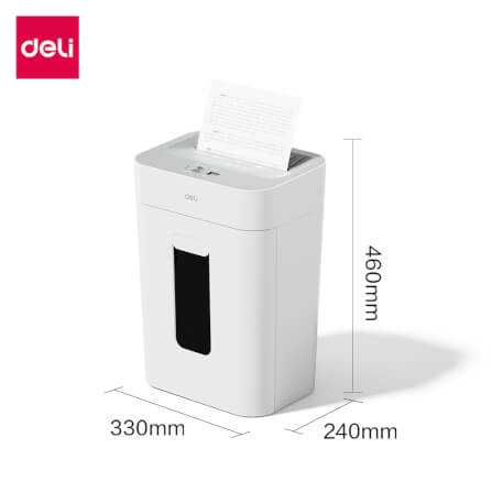 เครื่องทำลายเอกสาร DELI ET012-WH-01 18ลิตร สีขาว_7